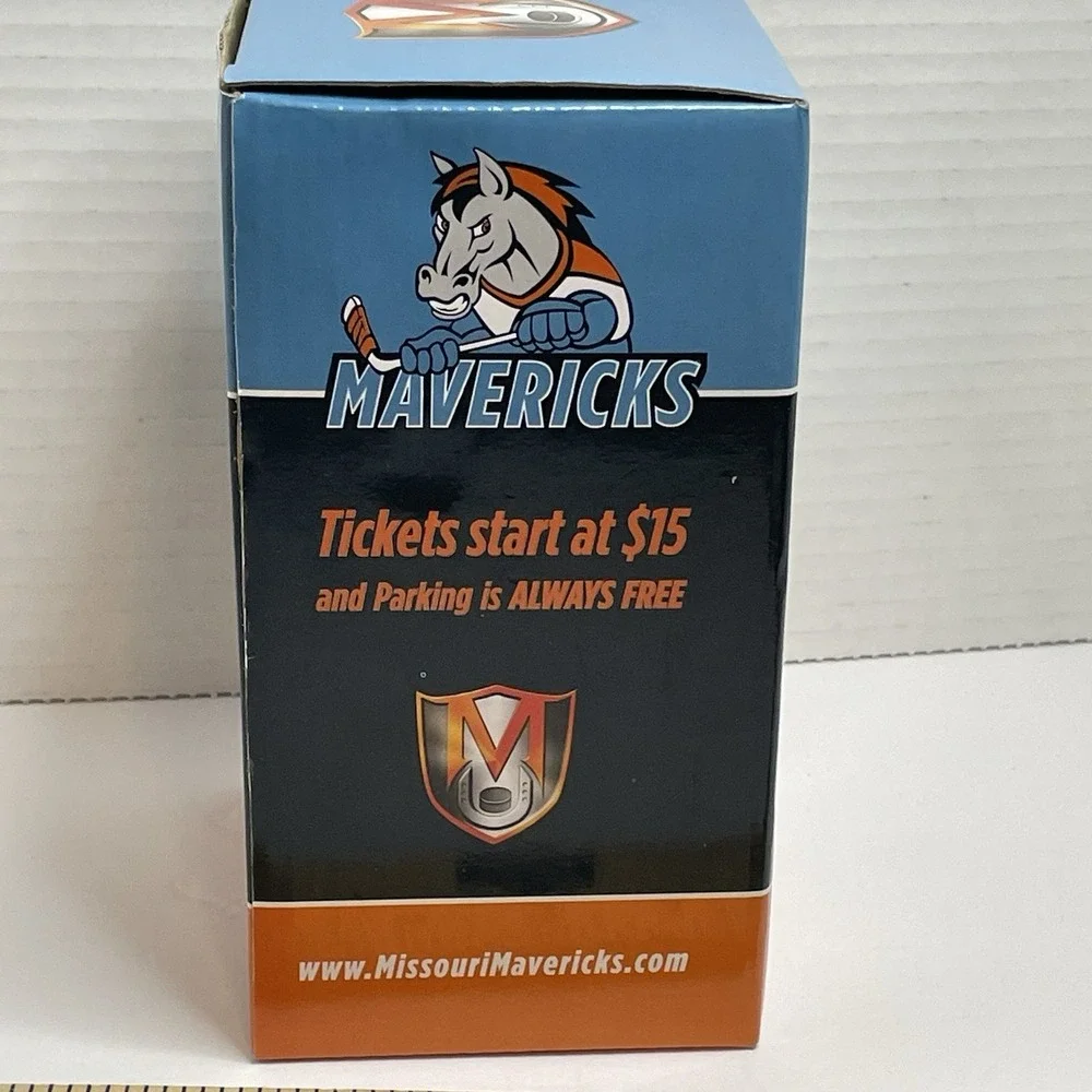 Missouri Mavericks Mascot Bobblehead Ice Hockey Promo Price Chopper Independence